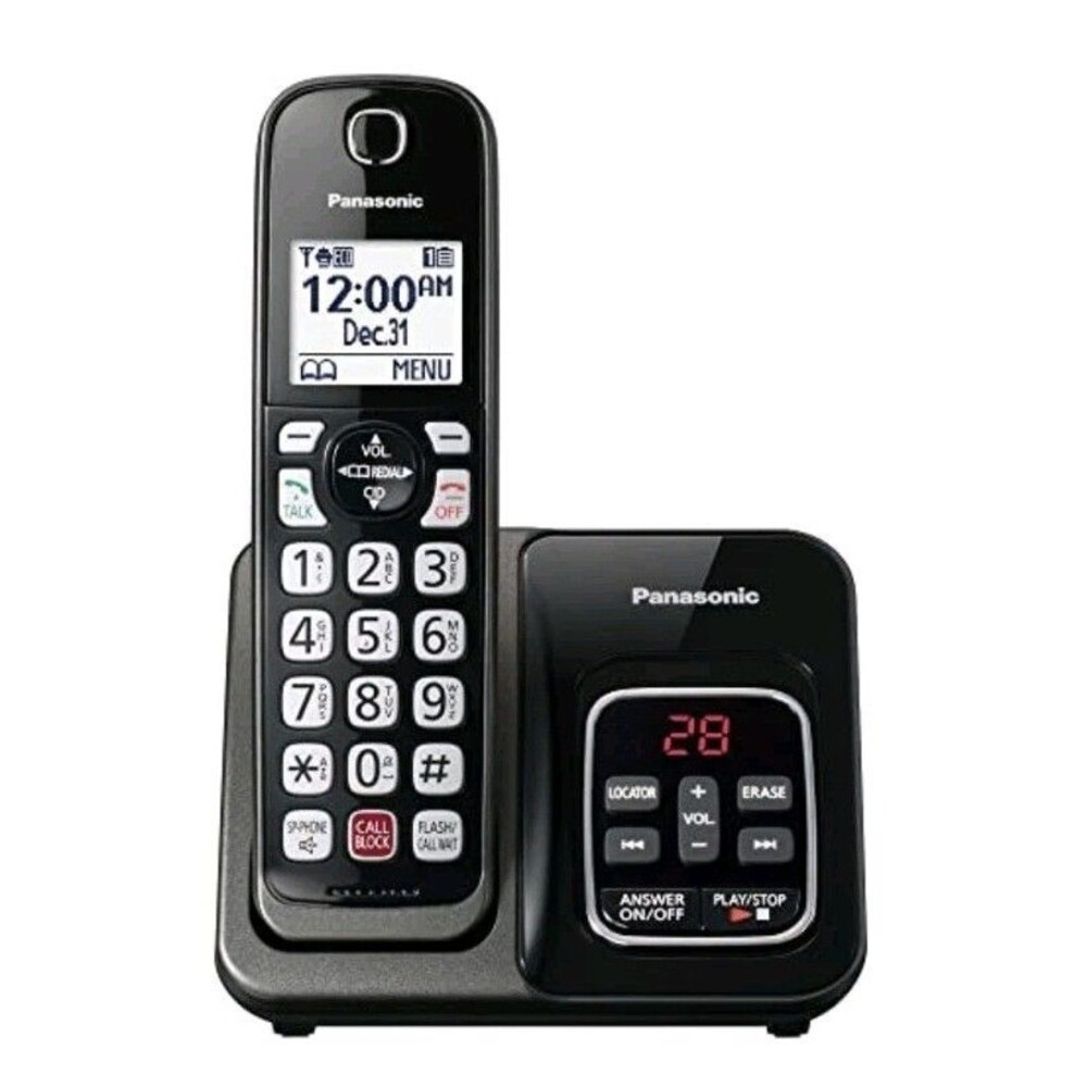 Panasonic - KX-TGD830M DECT 6.0 Expandable Cordless Phone System